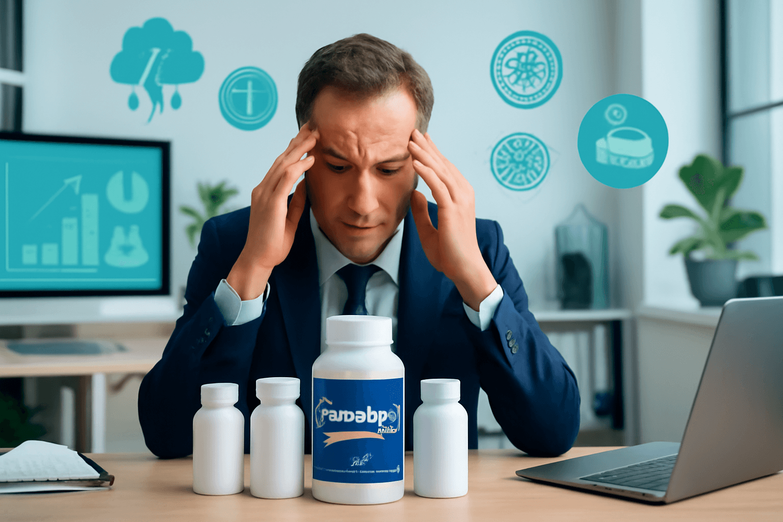 Best natural supplements for workplace stress including CortiSync for professional stress management and office productivity