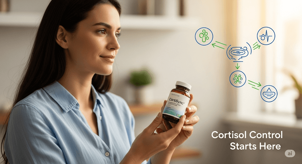 What is cortisol stress hormone effects on body weight sleep mood with natural management solutions